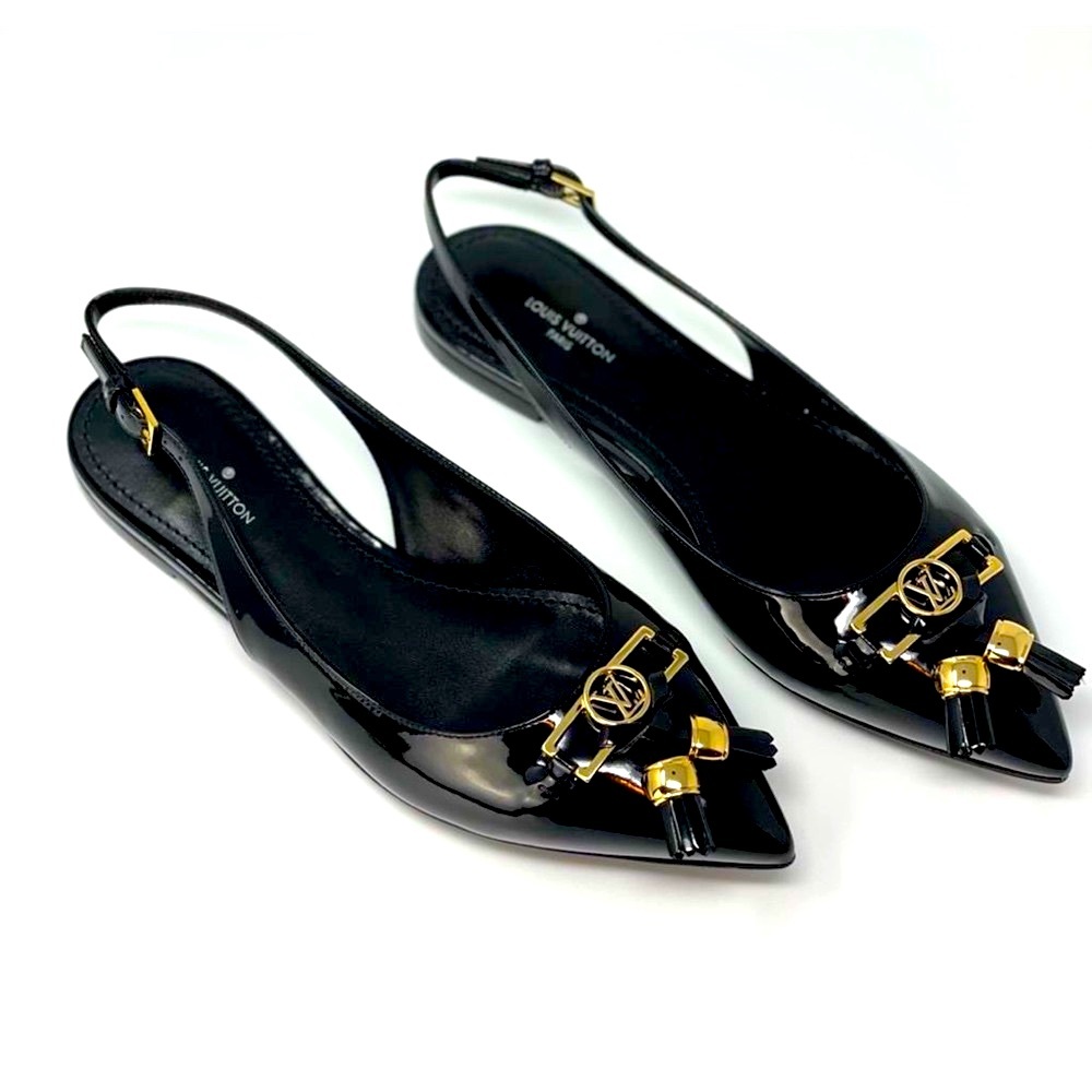 Louis Vuitton insider flat sling ballerina shoes